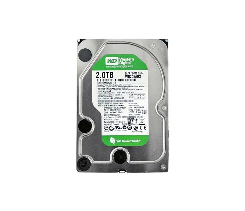 WD20EARS - WESTERN DIGITAL 2TB 5400RPM SATA 3Gb/s HDD