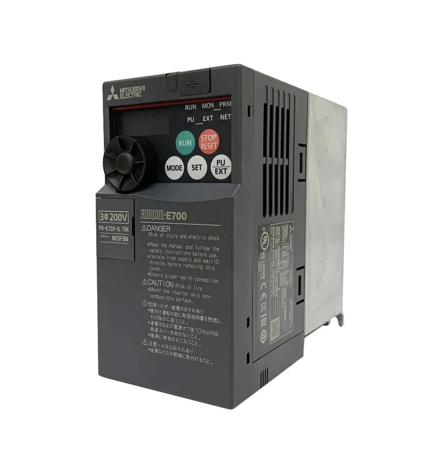 FR-E720-0.75K - Mitsubishi 0.75kW 200V 3-Phase Inverter