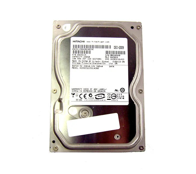 0A39115 - Hitachi 250GB 5400RPM SATA 3Gb/s 3.5" HDD