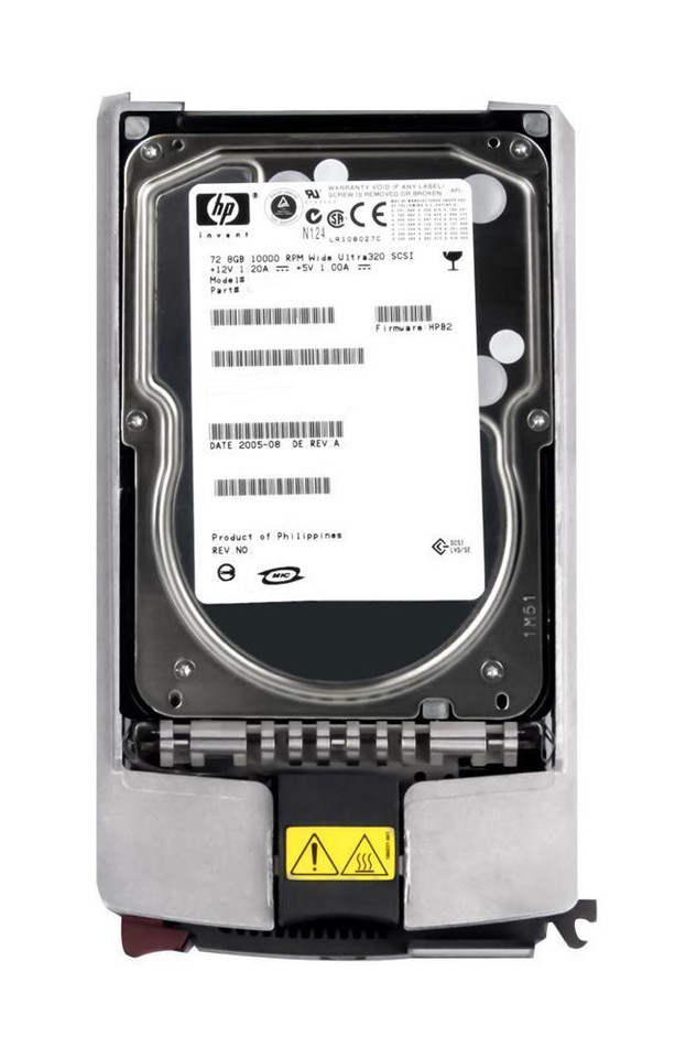364333-001 - HP 72.8GB 15000RPM Ultra320 SCSI 3.5" HDD