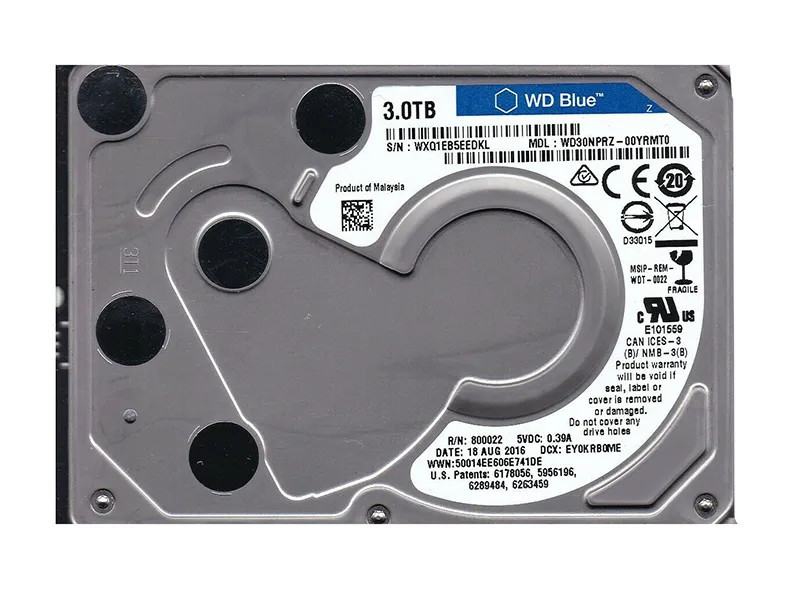 WD30NPRZ - Western Digital 3TB 5400RPM SATA 64MB 2.5" HDD