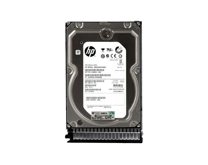 695503-002 - HP 2TB 7200RPM SATA 6Gb/s 3.5" HDD
