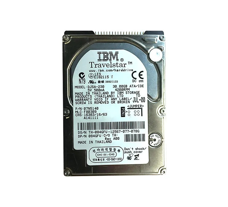 07N5140 - IBM 30GB 4200RPM 2.5" IDE HDD