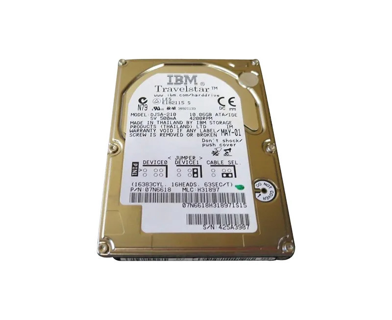 07N6618 - IBM 10GB 4200RPM 2.5" IDE HDD