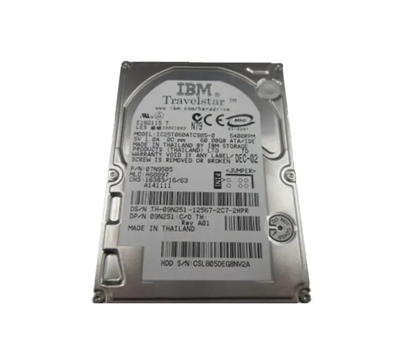 07N9505 - IBM 60GB 5400RPM 2.5" IDE HDD