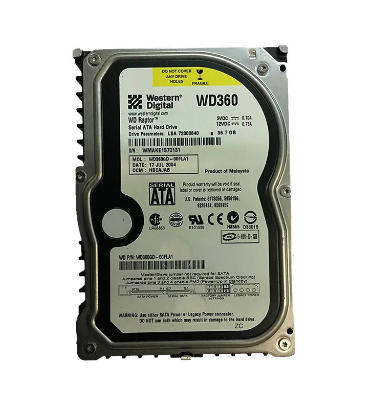 WD360GD-00FLA1 - Western Digital 36GB 10000RPM SATA 8MB 3.5" HDD