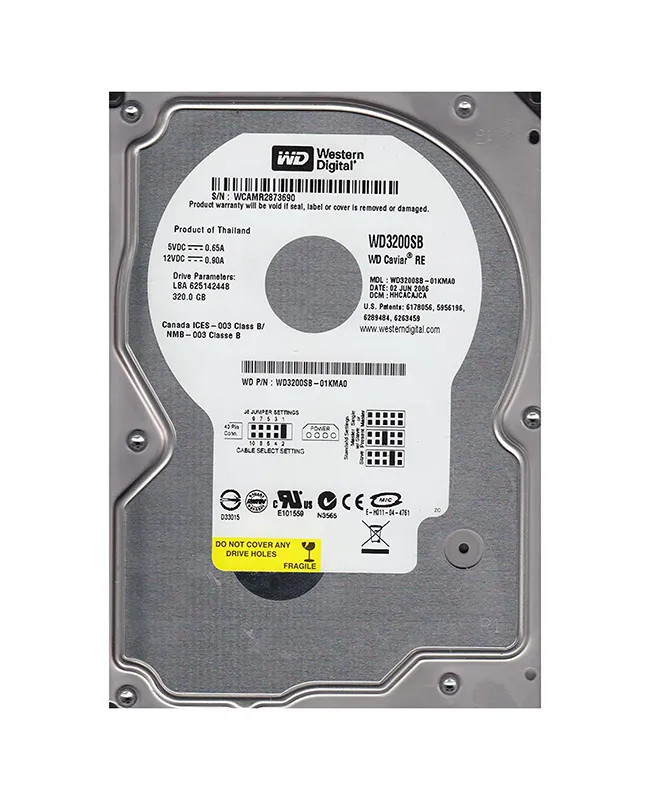 WD3200SB - Western Digital 320GB 7200RPM EIDE 8MB 3.5" HDD