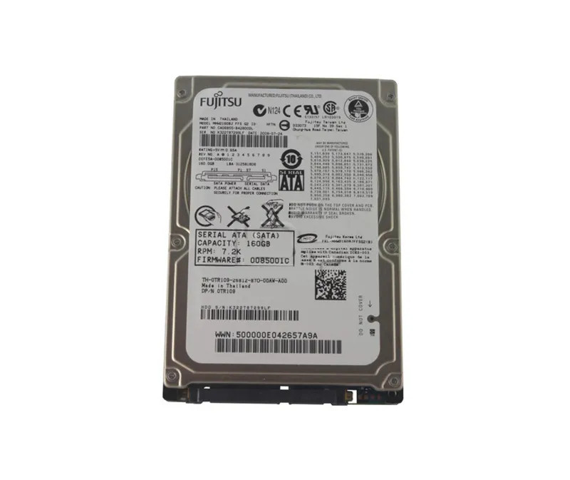 MHW2160BJ - Fujitsu 160GB 7200RPM SATA 2.5" HDD