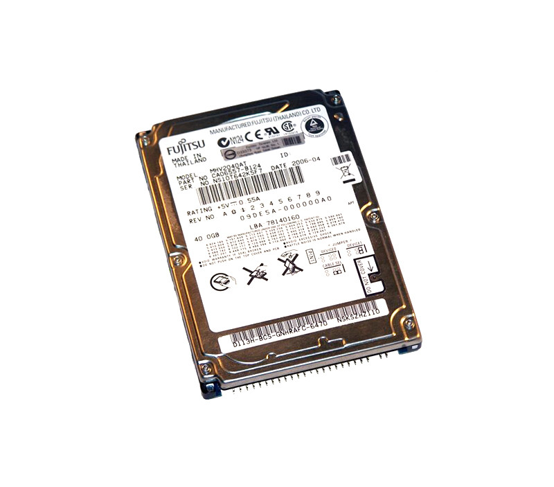 CA06557-B124 - Fujitsu 40GB 4200RPM 2.5" IDE HDD