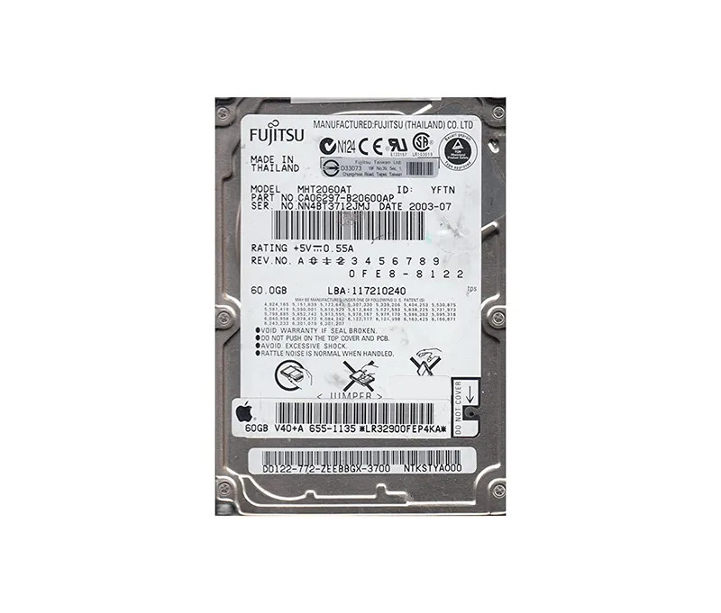 CA06297-B20600AP - Fujitsu 60GB 4200RPM 2.5" IDE 2MB HDD