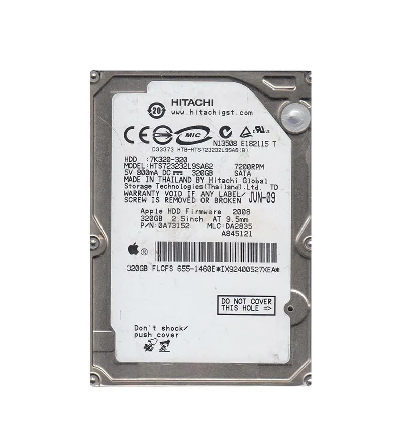 0A73152 - Hitachi 320GB 7200RPM SATA 3Gb/s 2.5" HDD