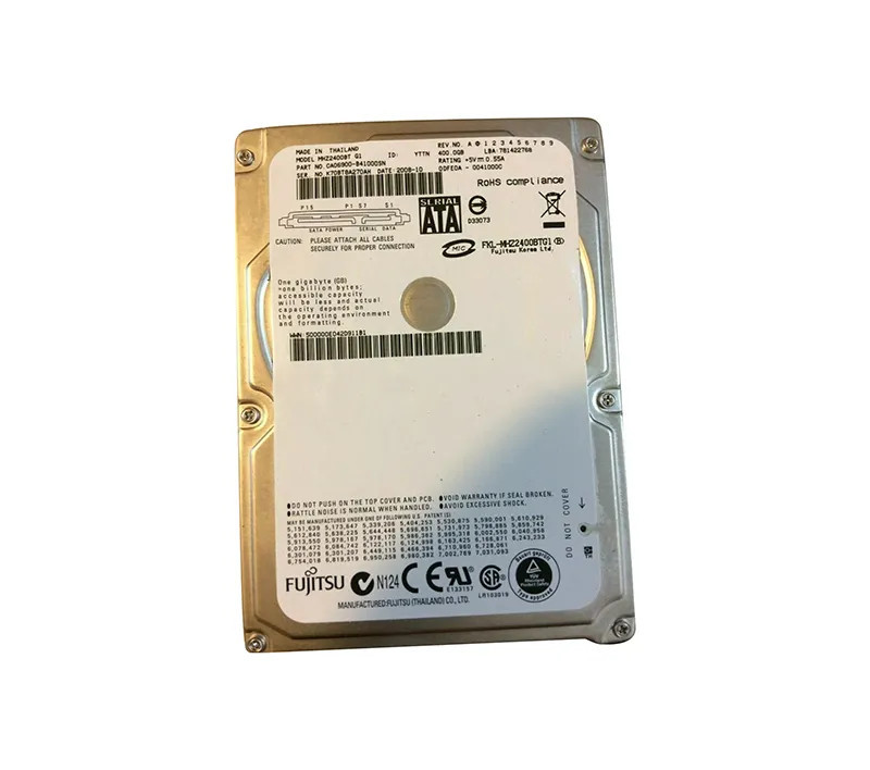 MHZ2400BT - Fujitsu 400GB 4200RPM SATA 2.5" HDD