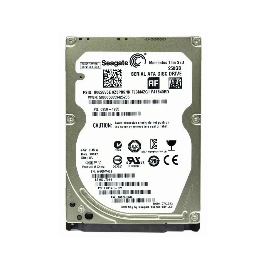 ST250LT014 - Seagate 250GB 7200RPM SATA 16MB 2.5" HDD