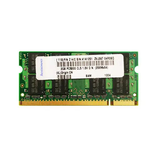 41A1251 - IBM 2GB DDR2-667MHz PC2-5300 200-Pin SoDIMM Memory
