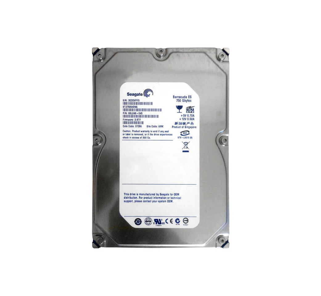 ST3750640NA - Seagate 750GB 7200RPM ATA-IDE 3.5" HDD