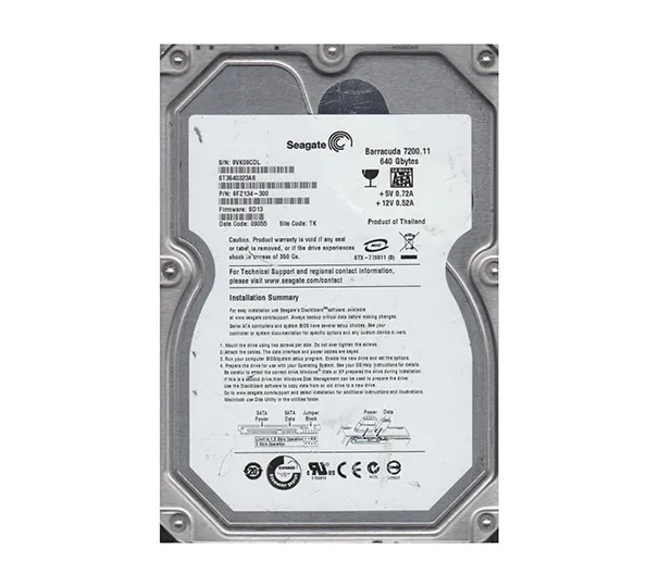 ST3640323AS - Seagate 640GB 7200RPM SATA 3.5" 32MB HDD
