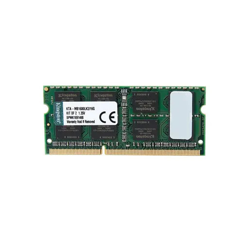 KTA-MB1600LK2/16G - Kingston 16GB DDR3-1600MHz CL11 204-Pin SoDIMM Memory