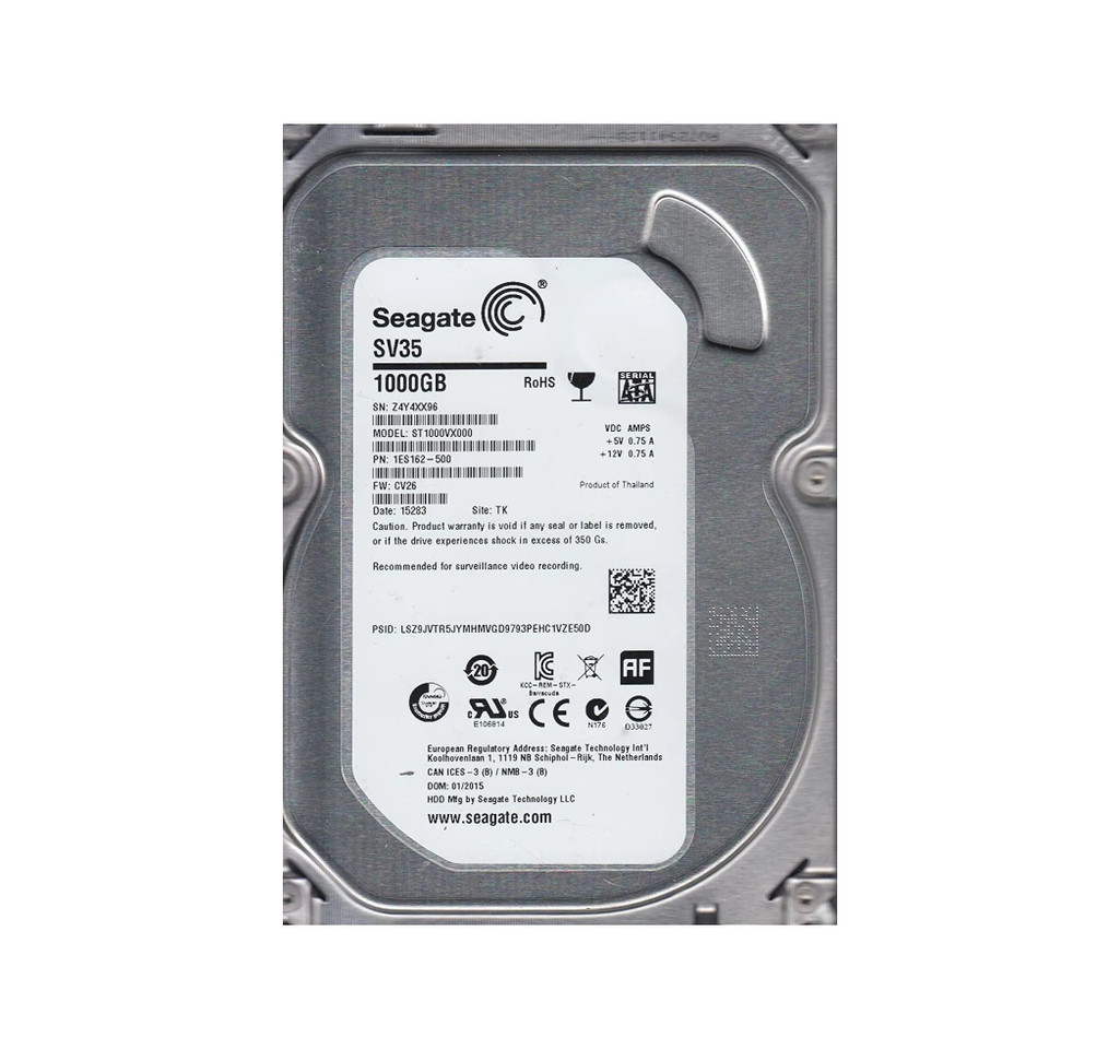 1ES162-500 - Seagate 1TB SATA 6Gb/s 7200RPM 3.5" 64MB HDD