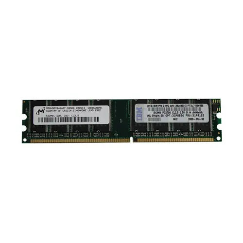 31P8856 - IBM 512MB DDR-333 PC2700 184-Pin UDIMM Memory
