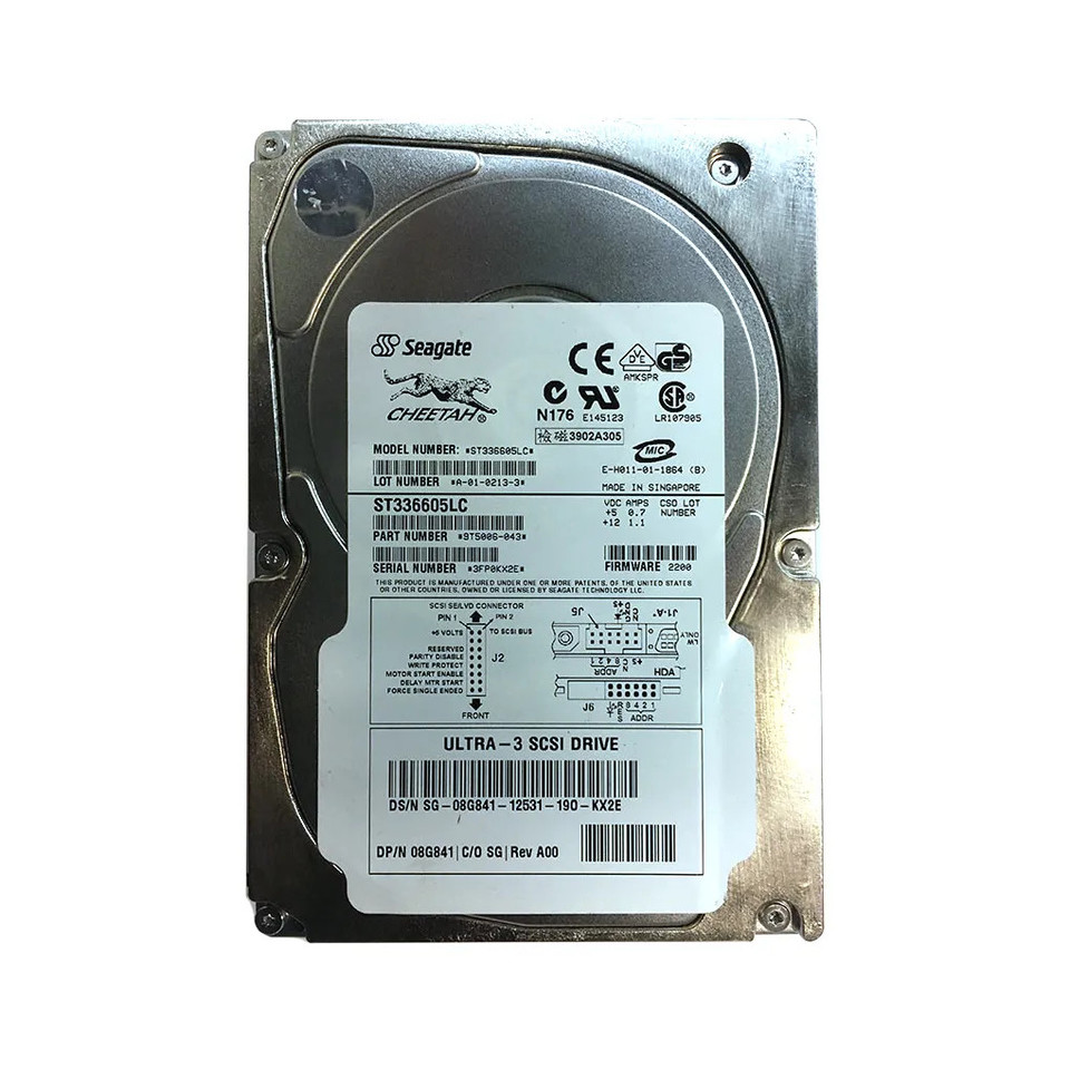 9T5006-043 - Seagate 36GB 10000RPM Ultra160 SCSI 3.5" HDD