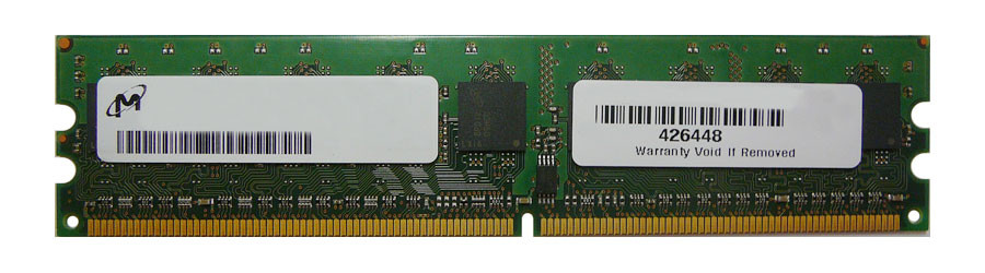 MT18HTF6472AG-40EB2 - MICRON 512MB DDR2-400MHz ECC Unbuffered 240-Pin DIMM