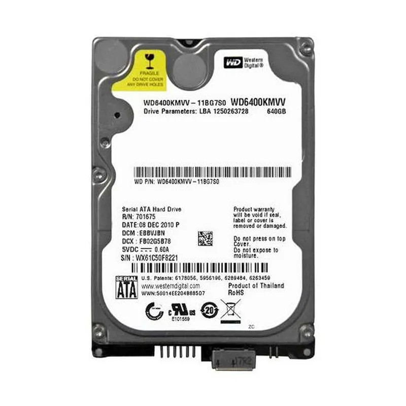 WD6400KMVV - Western Digital 640GB 5400RPM USB 2.0 2.5" External HDD