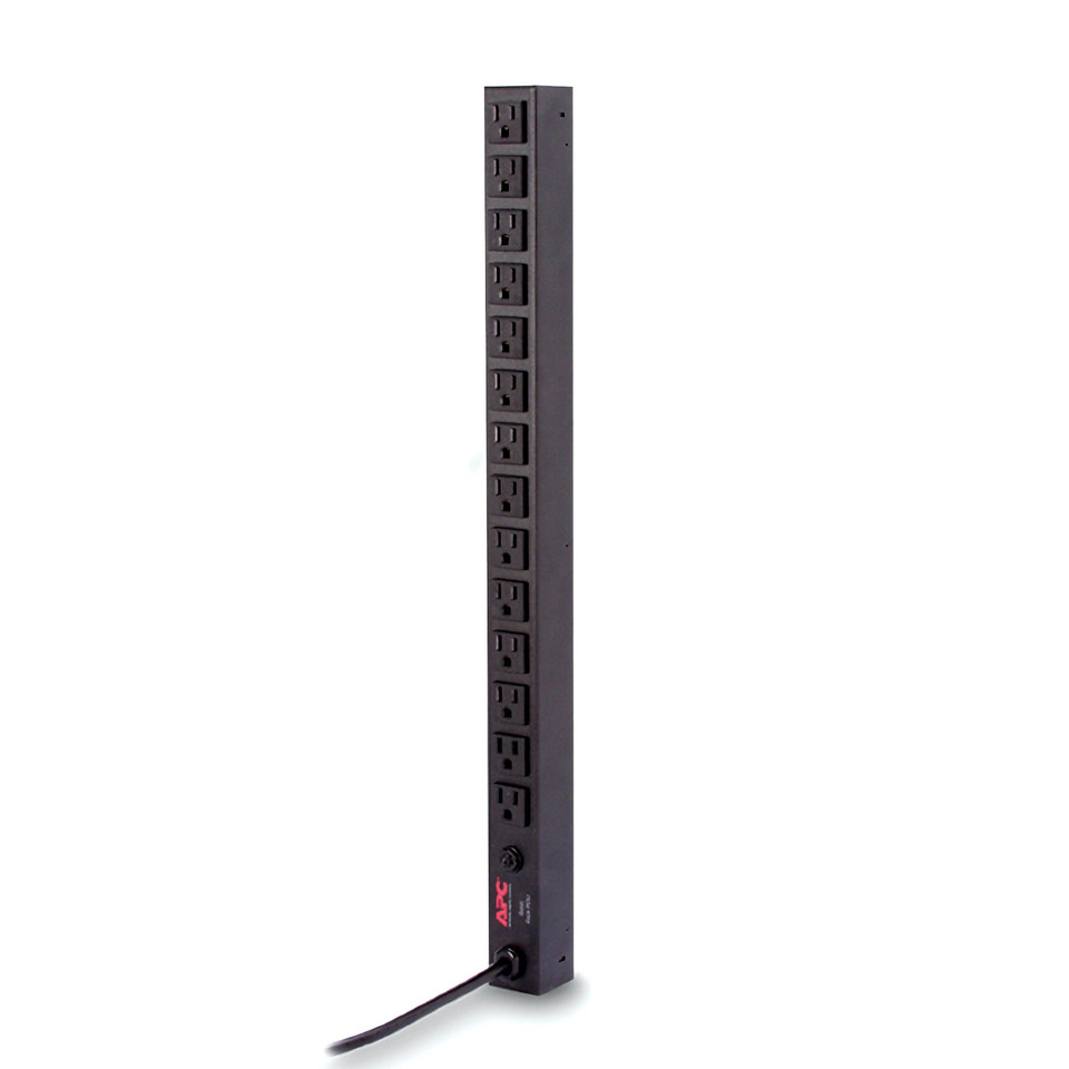 APC NetShelter Basic 0U Vertical Rack PDU, 14 Outlets, 120V 15A