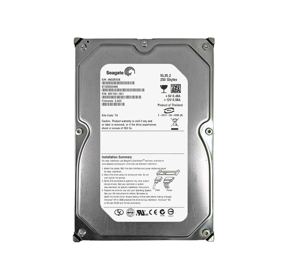 9BF133-501 - Seagate 250GB 7200RPM SATA 3.5" HDD