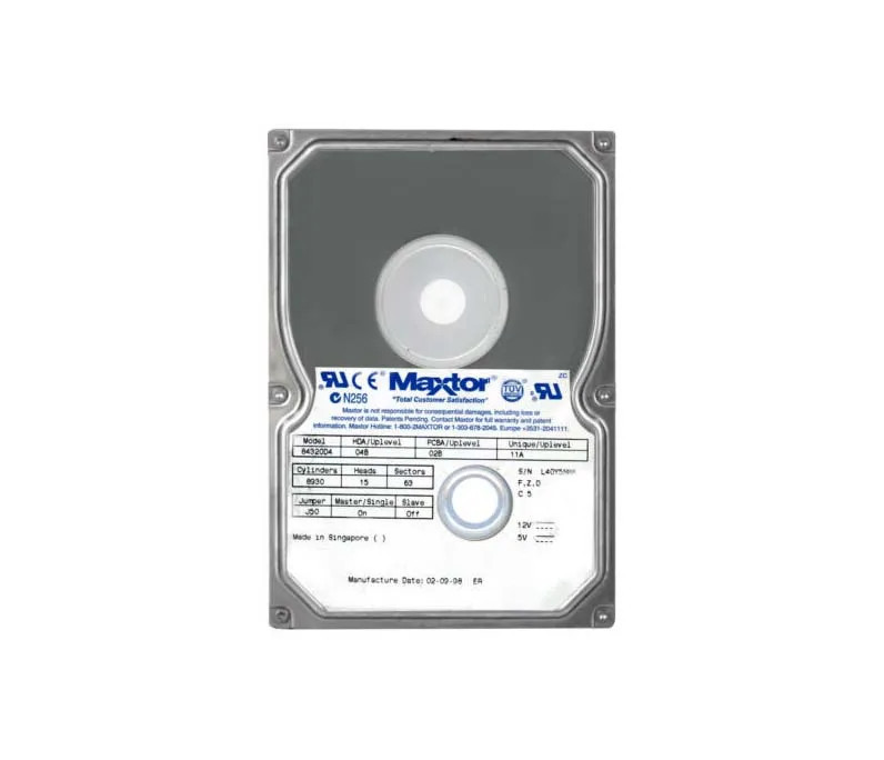 84320D4 - Maxtor 4.3GB 5200RPM IDE 3.5" HDD