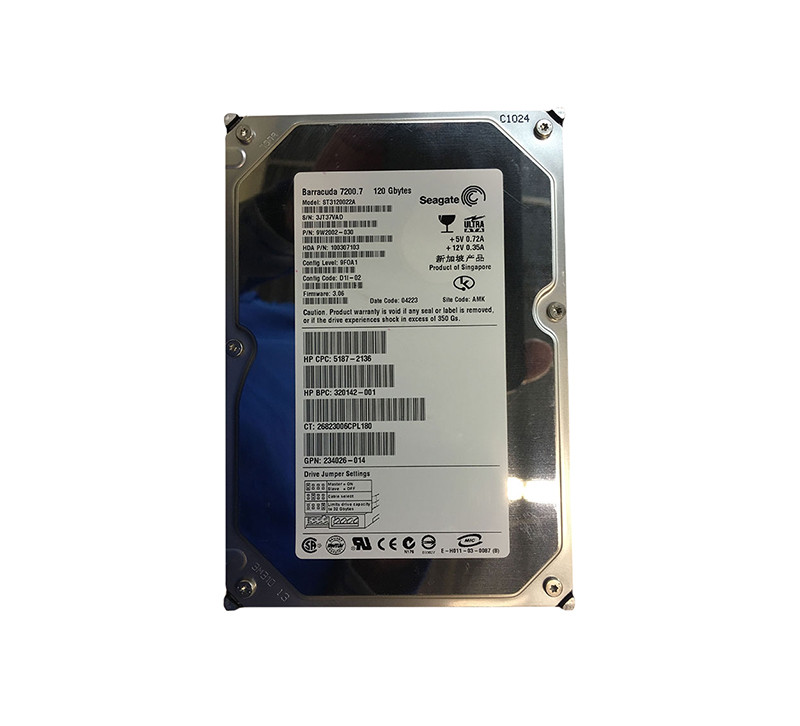 5187-2136 - HP 120GB 7200RPM IDE 3.5" HDD