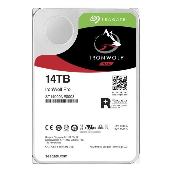 ST14000NE0008 - Seagate 14TB 7200RPM SATA 6Gb/s 256MB 3.5" HDD