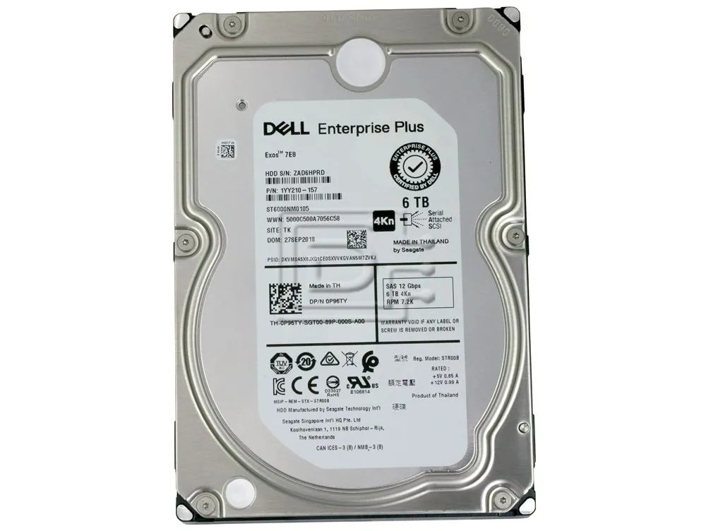 ST6000NM0104 - Seagate 6TB 7200RPM SAS 12Gb/s 128MB 3.5" HDD