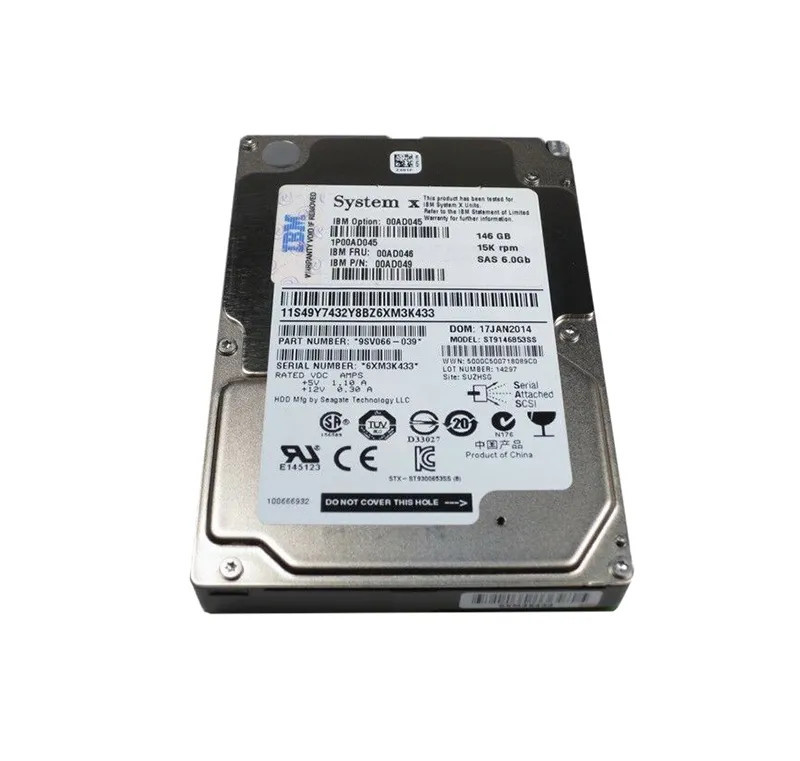 00AD045 - IBM 146GB 15000RPM SAS 6Gb/s 2.5" HDD