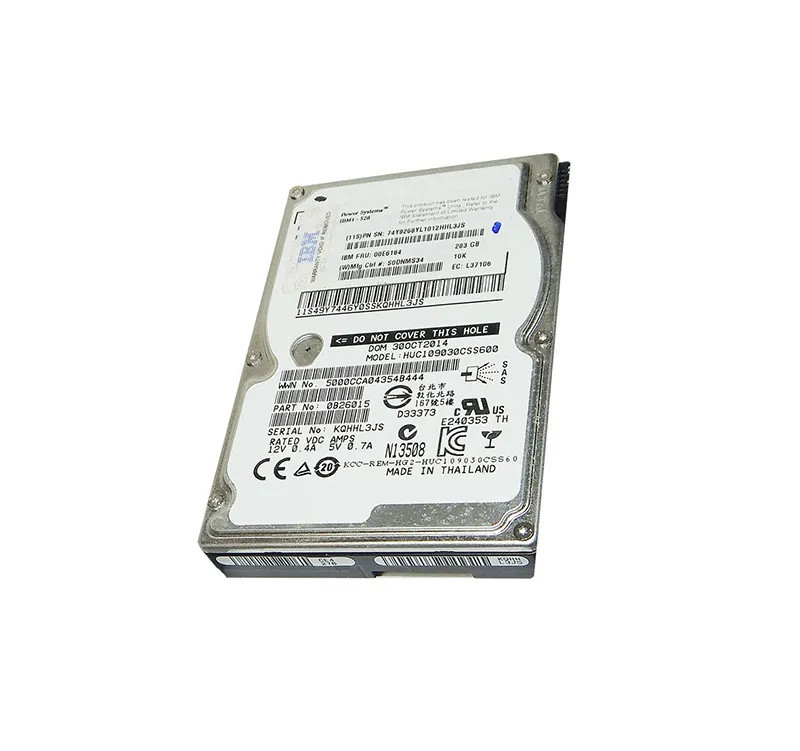 00E6164 - IBM 283GB 10000RPM SAS 6Gb/s 2.5" HDD