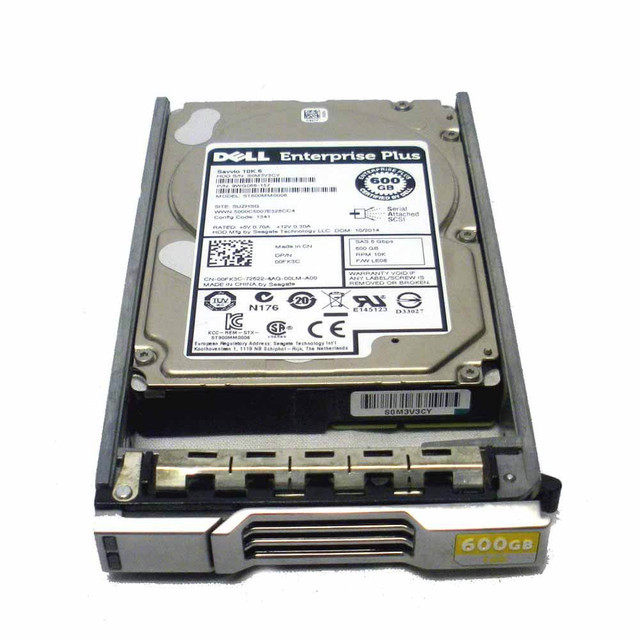 00FK3C - Dell 600GB 10K RPM SAS 6Gb 2.5" Hot-Plug HDD
