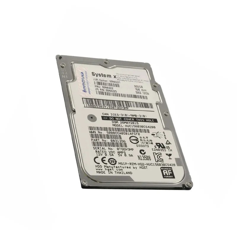 00NA225 - IBM 300GB SAS 12Gb 15K 2.5" Hot-Swap HDD