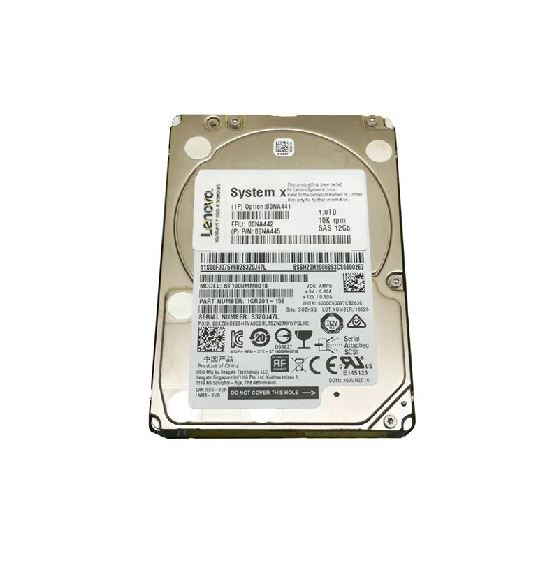 00NA441 - IBM 1.8TB 10000RPM SAS 6Gb/s 2.5" HDD