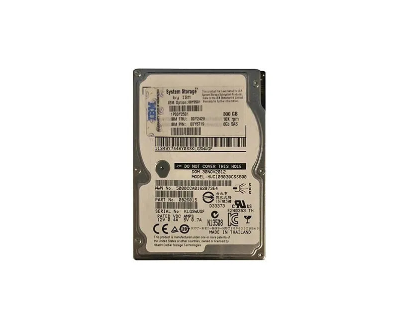 00Y5719 - IBM 300GB 10000RPM SAS 6Gb/s 2.5" HDD