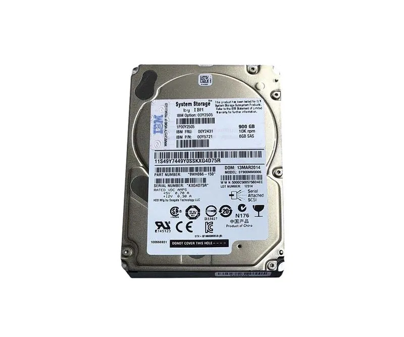 00Y5721 - IBM 900GB 10000RPM SAS 6Gb/s 2.5" HDD