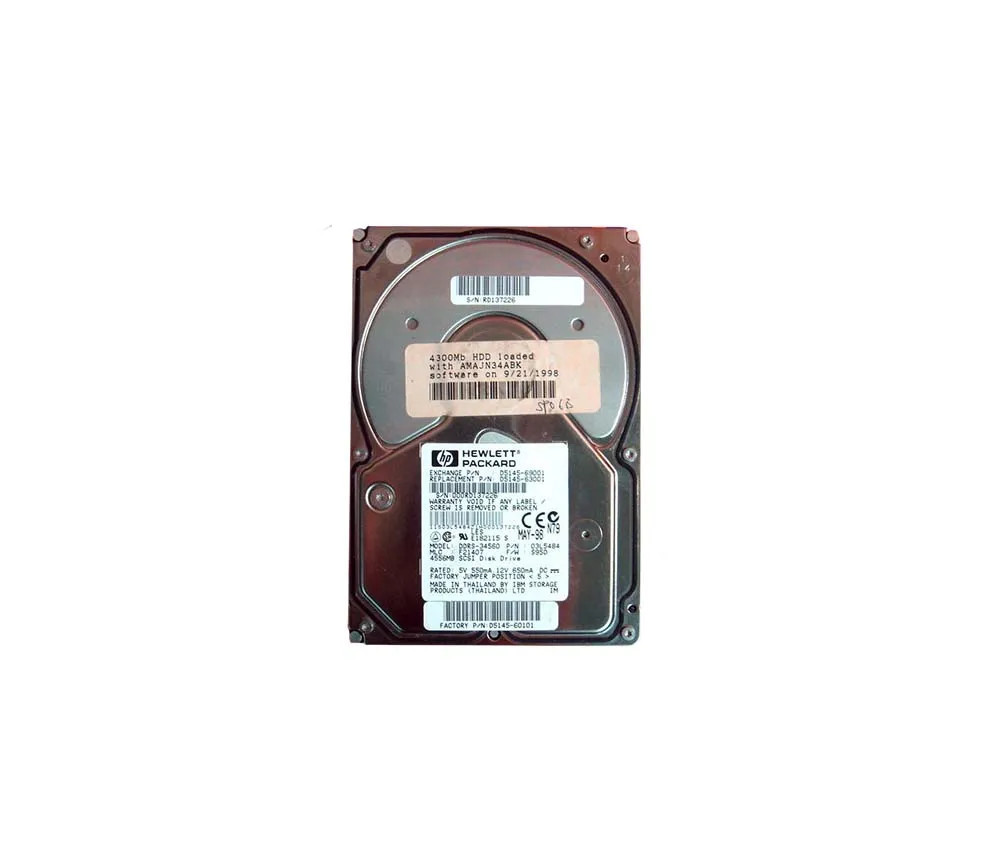 03L5484 - HP 4GB 7200RPM 3.5" Ultra Wide SCSI HDD