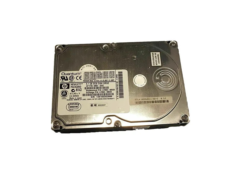 A1658-69028 - HP 9.1GB 7200RPM Ultra-2 SCSI 80-Pin 3.5" HDD