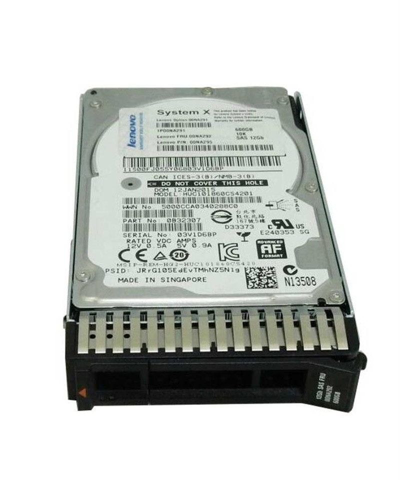00WG711 - IBM 600GB 10000RPM SAS 12Gb/s 2.5" HDD