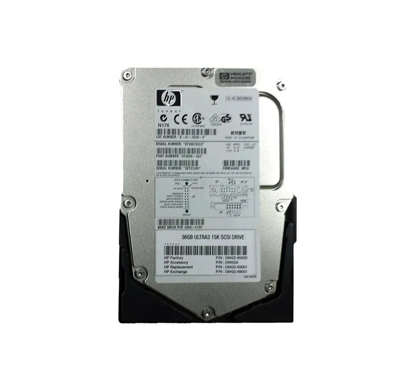 D9422-63001 - HP 36.4GB 15000RPM Ultra160 SCSI 3.5" HDD