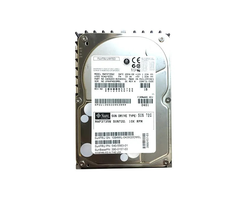 CA06200-B20400VU - Fujitsu 73GB 10000RPM Ultra320 SCSI 3.5" HDD