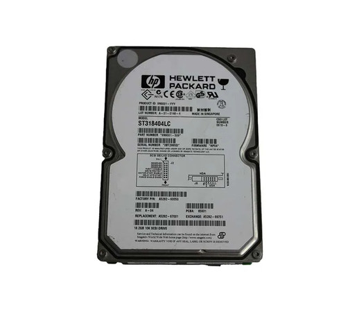 A5282-69751 - HP 18.2GB 10000RPM Ultra2 SCSI 3.5" HDD