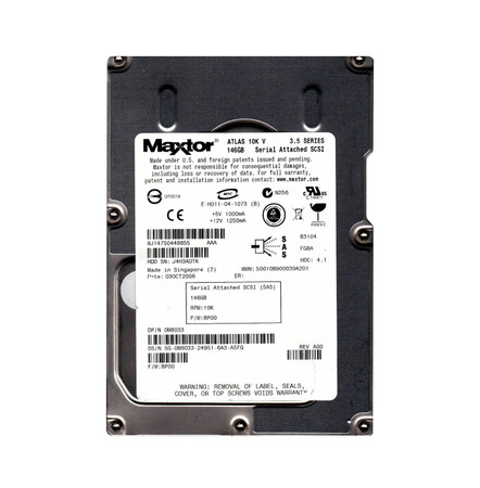 8J147S0448855 - Maxtor 146GB 10K RPM SAS 3.5" HDD
