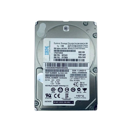 81Y3909 - IBM 900GB 10000RPM SAS 6Gb/s 2.5" HDD