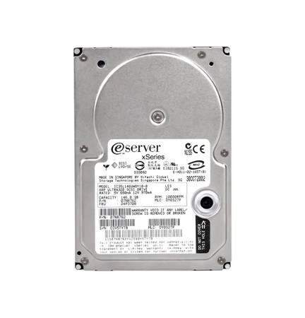 07N8762 - IBM 146.8GB 10000RPM Ultra320 SCSI 3.5" HDD