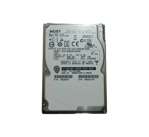 0B26037 - HGST 900GB 10K RPM SAS 6Gb/s 2.5" HDD