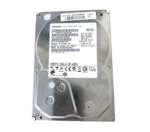 588600-002 - HP 1TB 7200RPM SATA 3.5" Hot Plug HDD